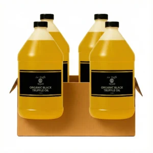 Case of Organic Black Truffle Oil - 1 Gallon Jugs - Four in a Case