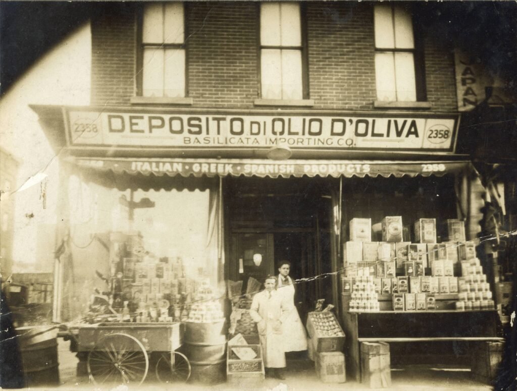 Early 1900s New York City bodega on the Upper East Side of Manhattan importing olive oil, truffle oils, and gourmet specialty foods from around the world.