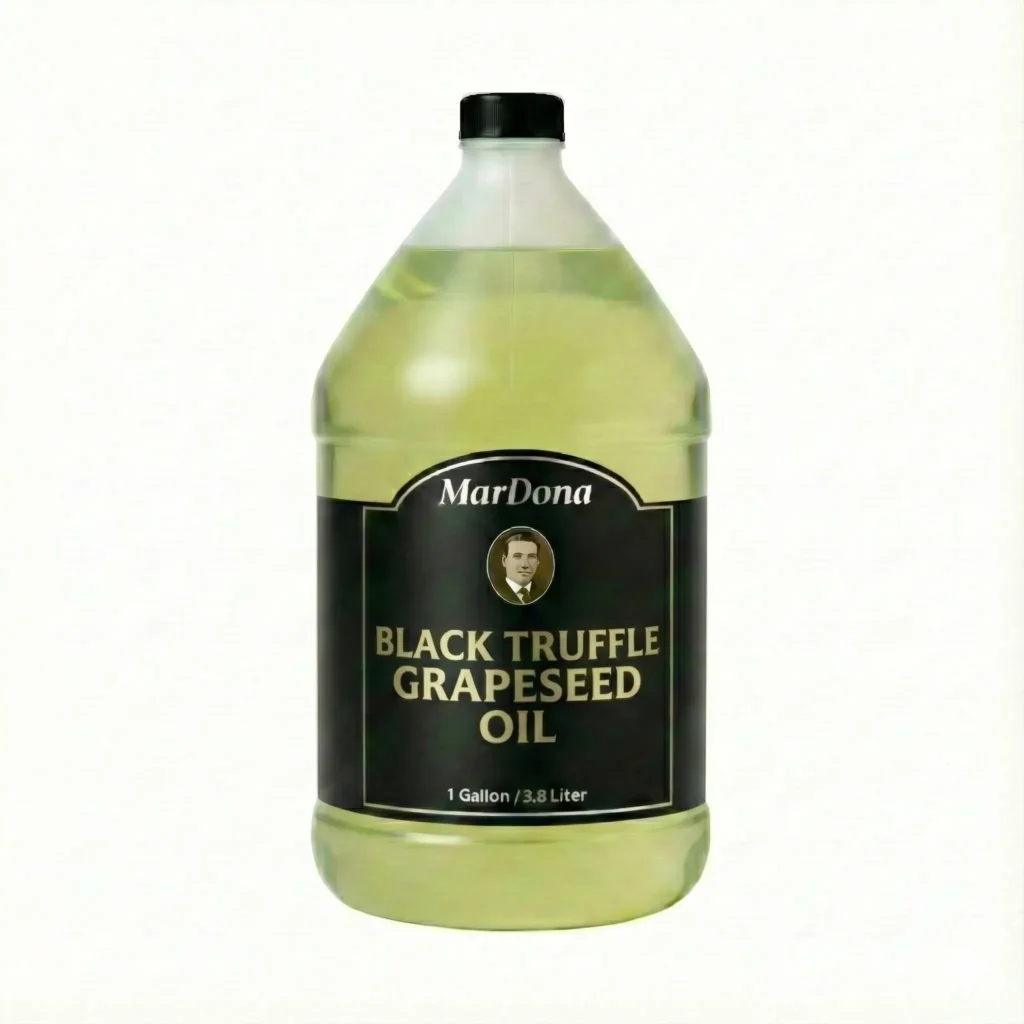MarDona Black Truffle Grapeseed Oil - 1 Gallon Jug