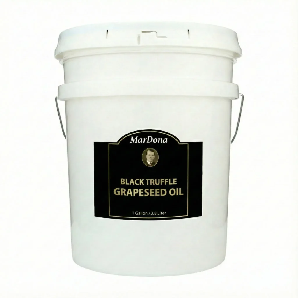 MarDona Black Truffle Grapeseed Oil - Food Service & Bulk - 5 Gallon Pail
