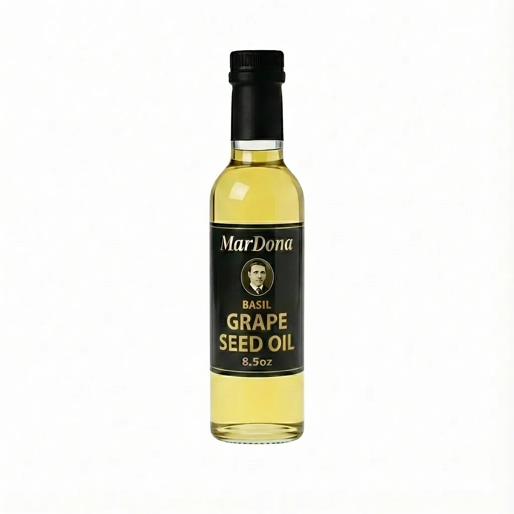 MarDona Basil Grapeseed Oil - 8.5 oz Bottle