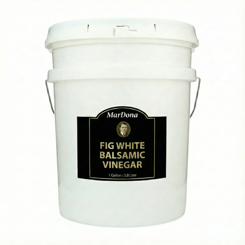 MarDona Fig White Balsamic Vinegar - Food Service & Bulk - 5 Gallon Pail
