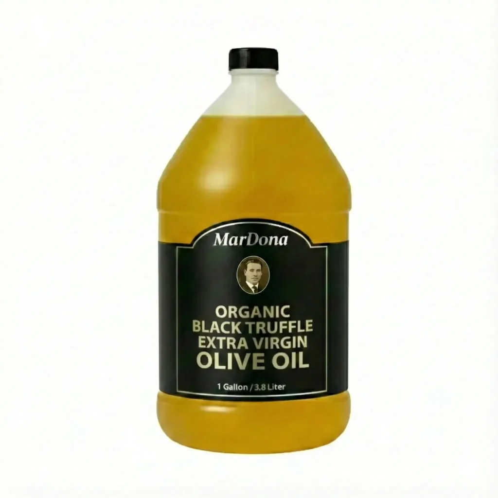 MarDona Food Service and Bulk Truffle Oil - 1 Gallon Organic White Truffle Extra Virgin Olive Oil