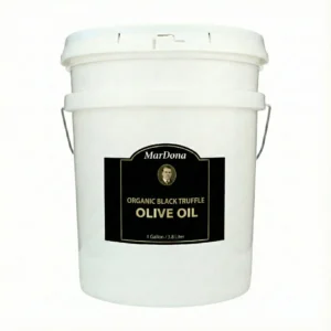 MarDona Organic Black Truffle Olive Oil - Food Service & Bulk - 5 Gallon Pail