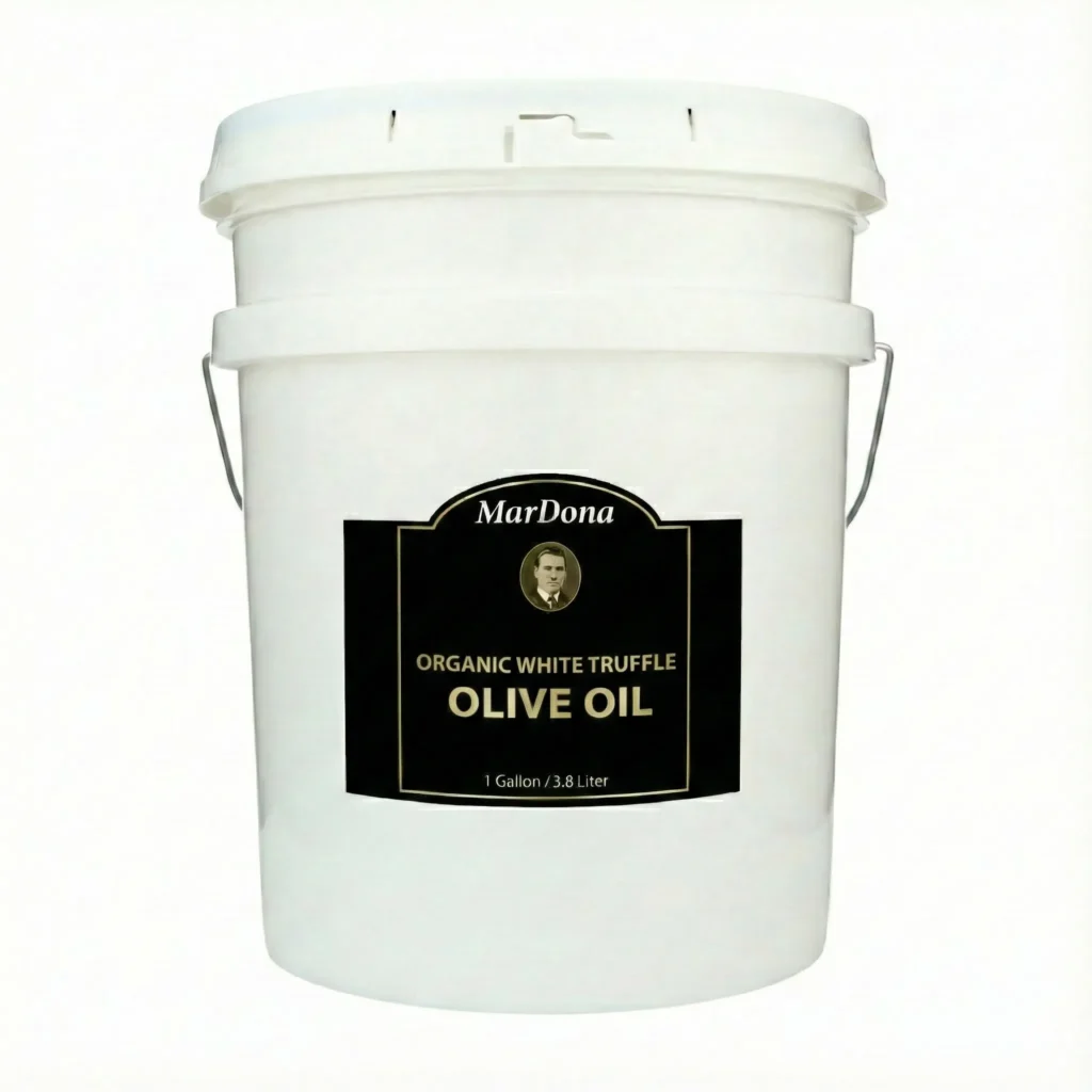 MarDona Organic White Truffle Olive Oil - Food Service & Bulk - 5 Gallon Pail