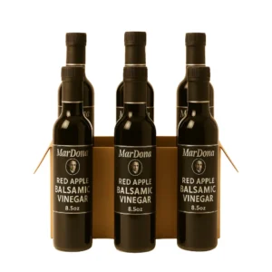 MarDona Red Apple Balsamic Vinegar - 8.5 oz Bottles - Case of Six