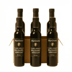 MarDona Blood Orange Balsamic Vinegar 8.5 oz Bottle Case