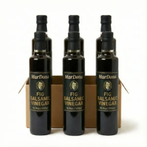 MarDona Fig Balsamic Vinegar - 16.9 oz Bottles - Case of Six