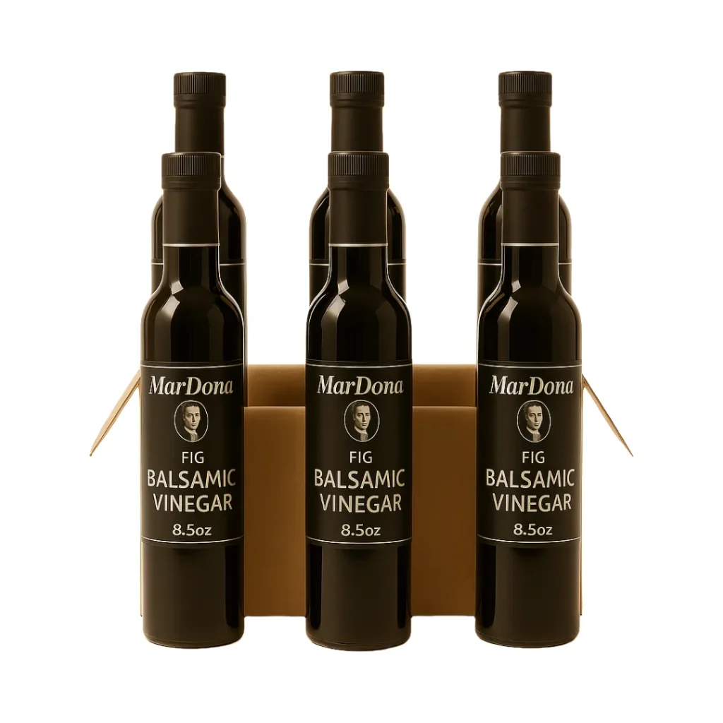 MarDona Fig Balsamic Vinegar 8.5 oz Bottle Case