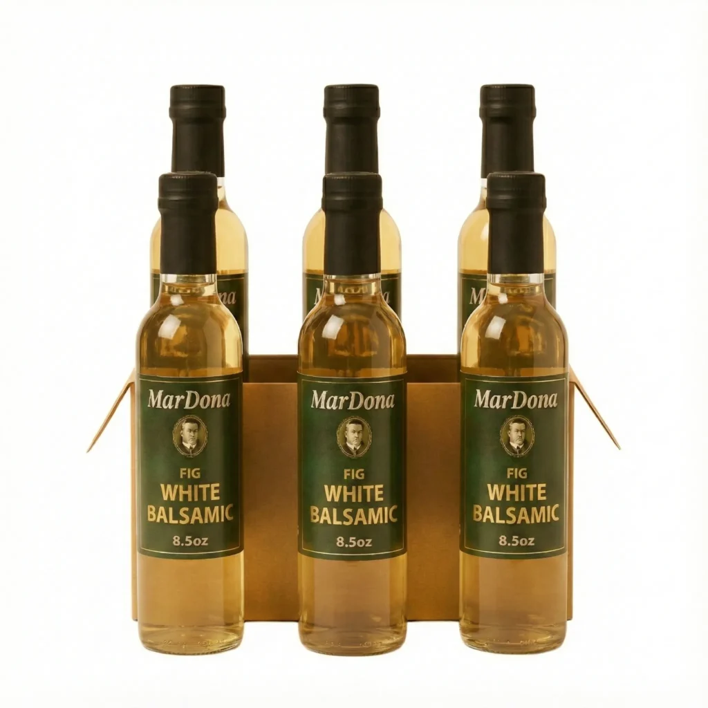 Mardona Fig White Balsamic Vinegar 8.5oz Case