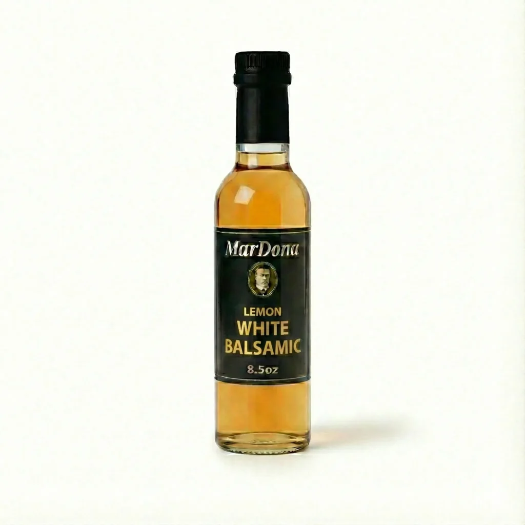 Mardona Lemon White Balsamic Vinegar 8.5oz Bottle