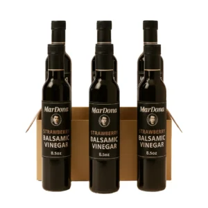MarDona Strawberry Balsamic Vinegar 8.5 oz Bottle Case