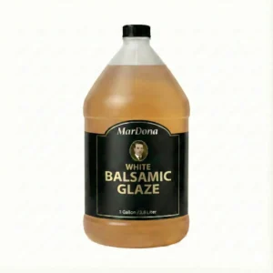 MarDona - White Balsamic Glaze - Food Service & Bulk - 1 Gallon Jug