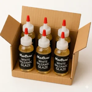 Mardona White Balsamic Glaze 2oz Case