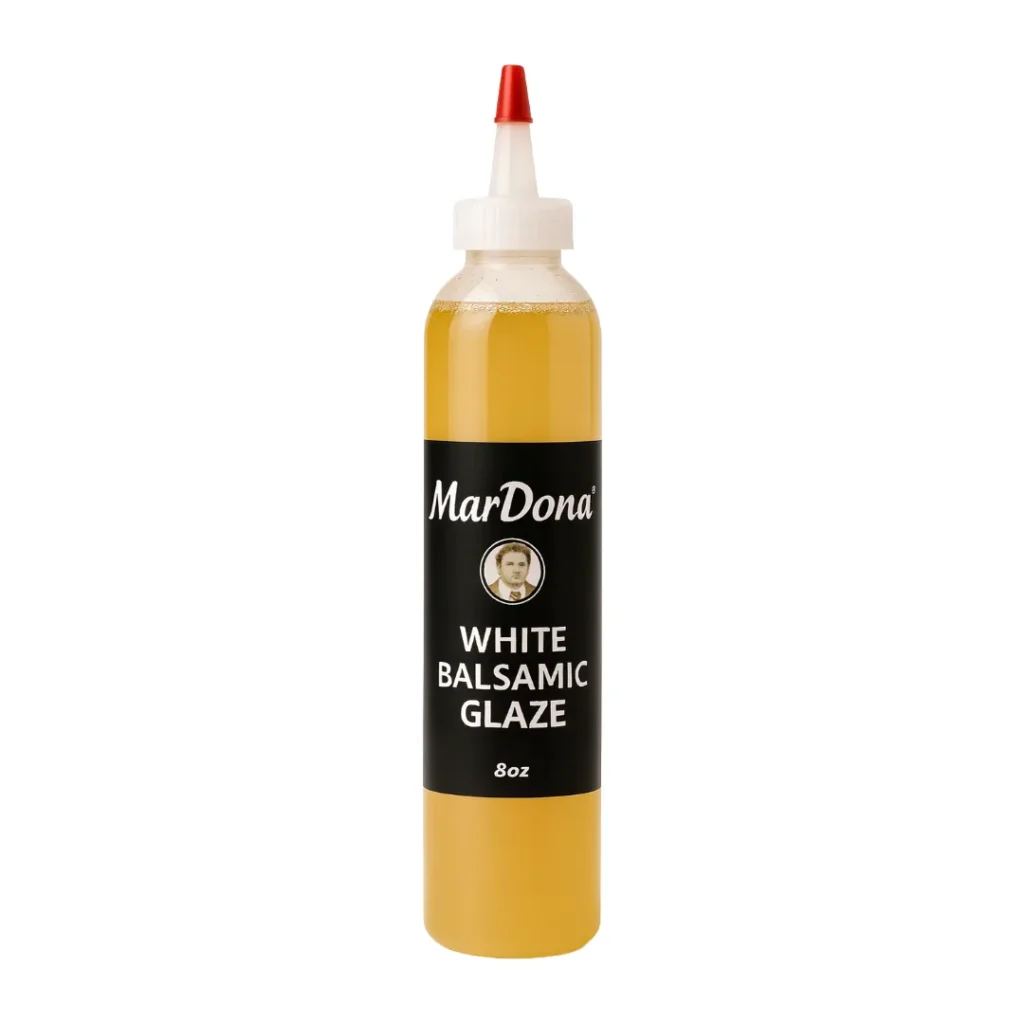 Mardona White Balsamic Glaze 8oz Bottle