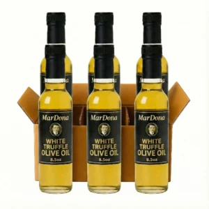 MarDona White Truffle Oil - 8.5 oz Bottles - Case of Six