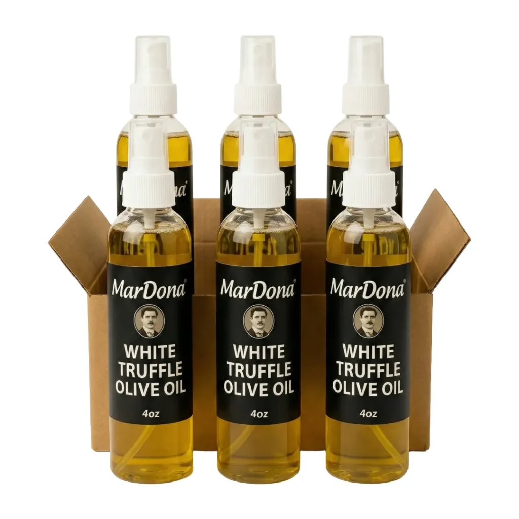 Mardona White Truffle Olive Oil Spray Bottle 4oz Case